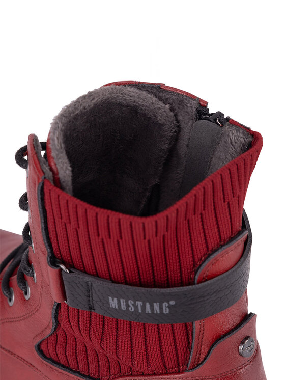 Mustang Mustang Schnürschuhe 1443-502 Rot