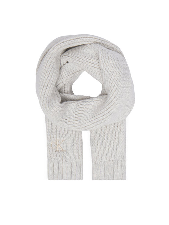 Calvin Klein Jeans Calvin Klein Jeans Set Schal und Mütze Knitted Scarf Beanie Giftbox LVCKFJP00N Hellgrau