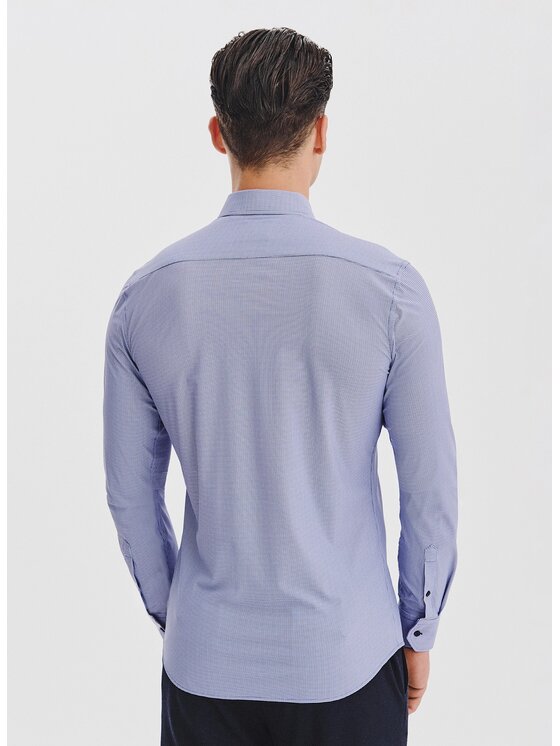Pako Lorente Pako Lorente Koszula P25WF-1X-052 Granatowy Slim Fit
