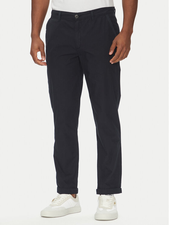 Aeronautica Militare Pantaloni chino 251PA1654CT3505 Blu scuro Regular Fit, taglia : 52