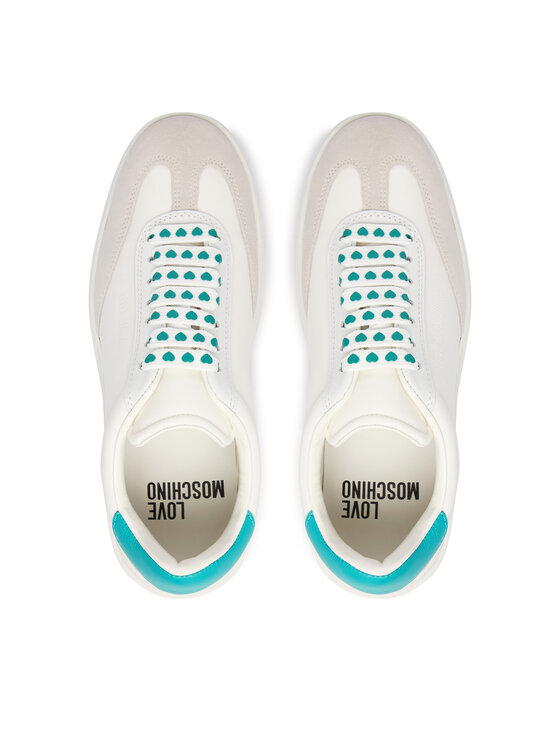 LOVE MOSCHINO LOVE MOSCHINO Sneakersy JA15234G1OINB10D Biela