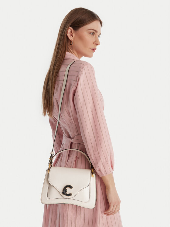 Coccinelle Coccinelle Дамска чанта U4G Coccinelle C-Me Calf&Marb E1 U4G 18 02 01 Бял