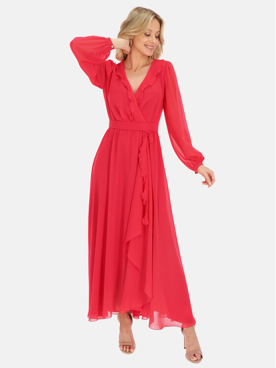 L’AF L’AF Sukienka koktajlowa Bella Czerwony Regular Fit