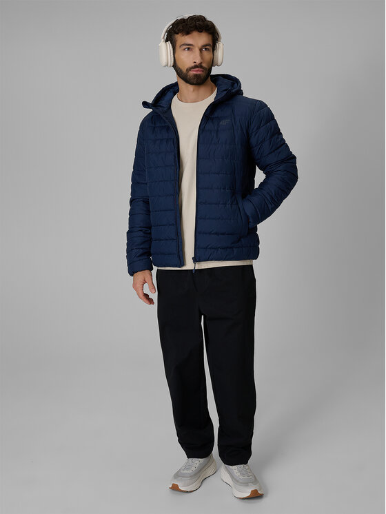 4F 4F Kurtka przejściowa CITY JACKETS Granatowy Regular Fit