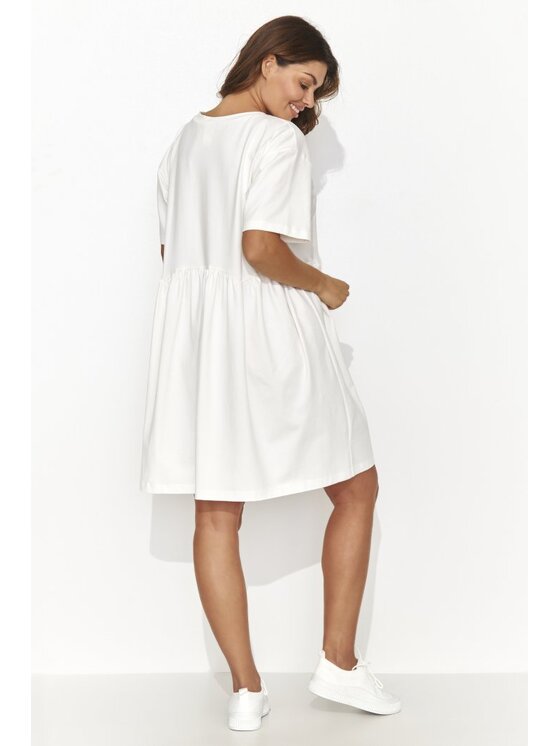 Numinou Numinou Sukienka codzienna NU470 Écru Loose Fit