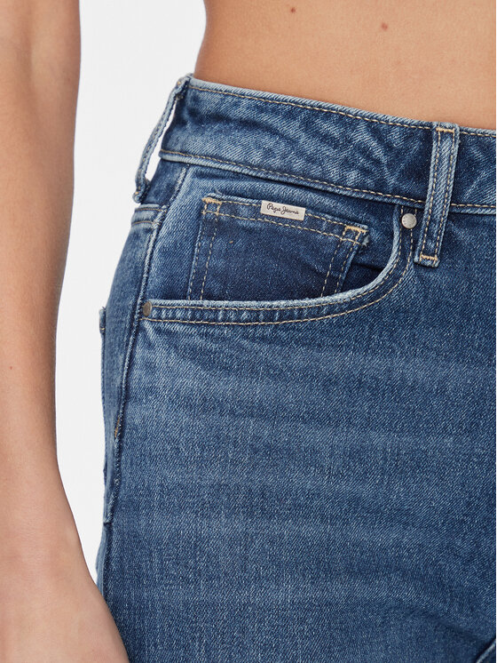 Pepe Jeans Pepe Jeans Jeansy PL204598 Modrá Wide Leg