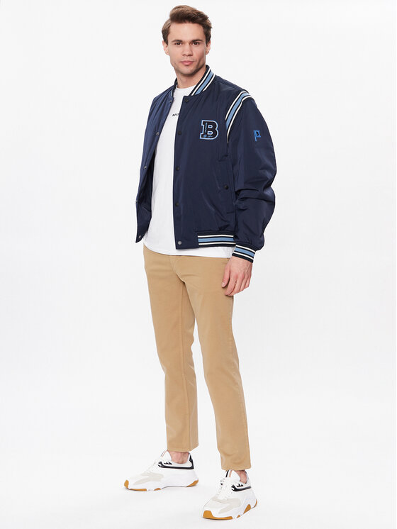 BOSS Boss Kurtka bomber 50481099 Niebieski Regular Fit