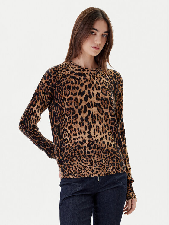 ViCOLO ViCOLO Πουλόβερ 22061F Καφέ Regular Fit