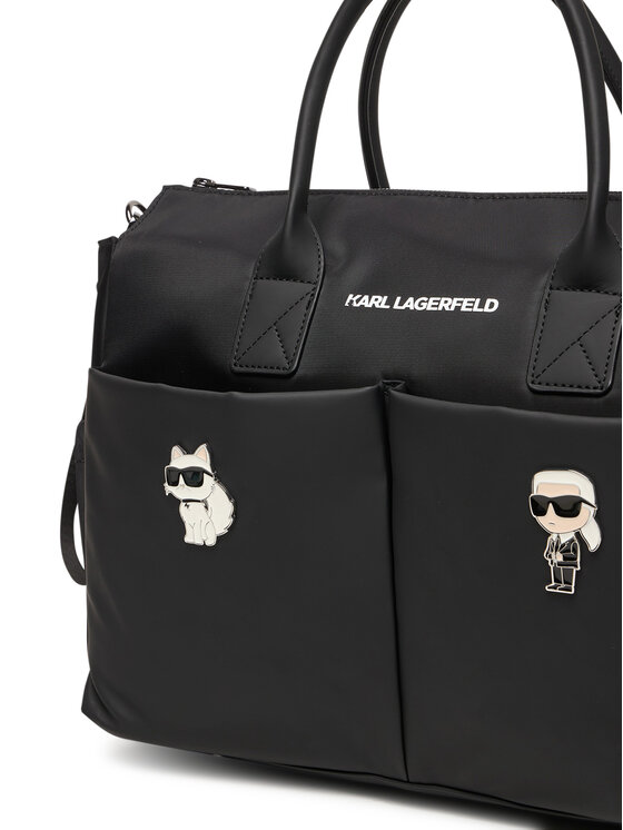 Karl Lagerfeld Kids Karl Lagerfeld Kids Чанта за детска количка Newborn D2 Z31194 Черен