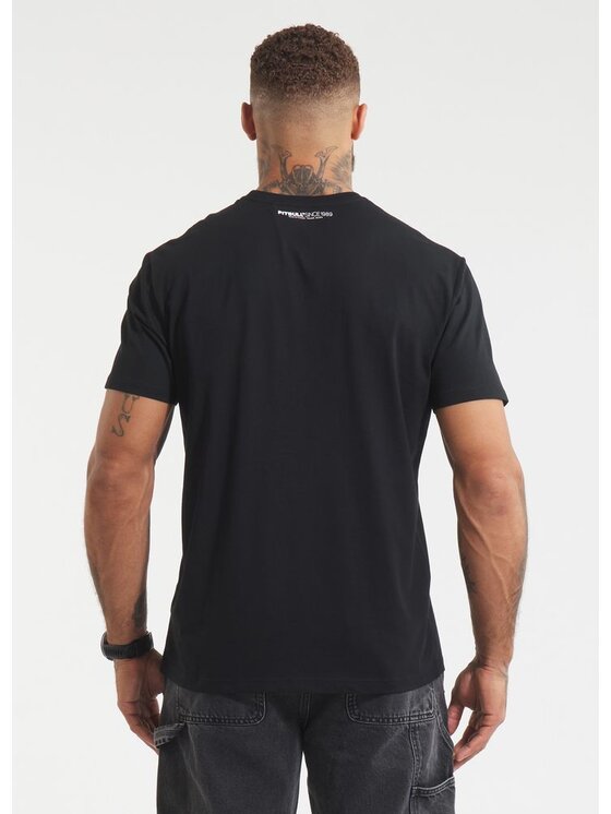 PITBULL PITBULL T-Shirt Casino Czarny Regular Fit