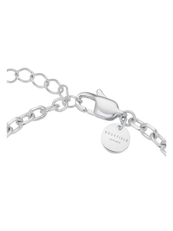 Rosefield Rosefield Bransoletka DIAMOND HEARTS Srebrny