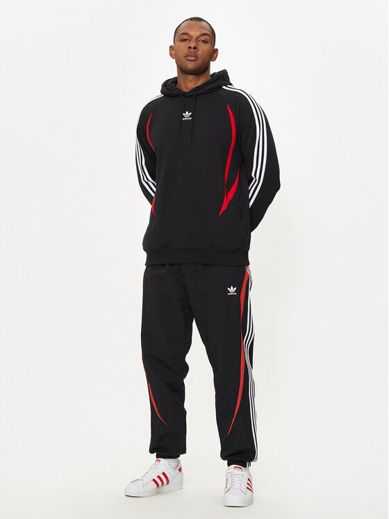 adidas adidas Majica dugih rukava Archive IX9644 Crna Regular Fit