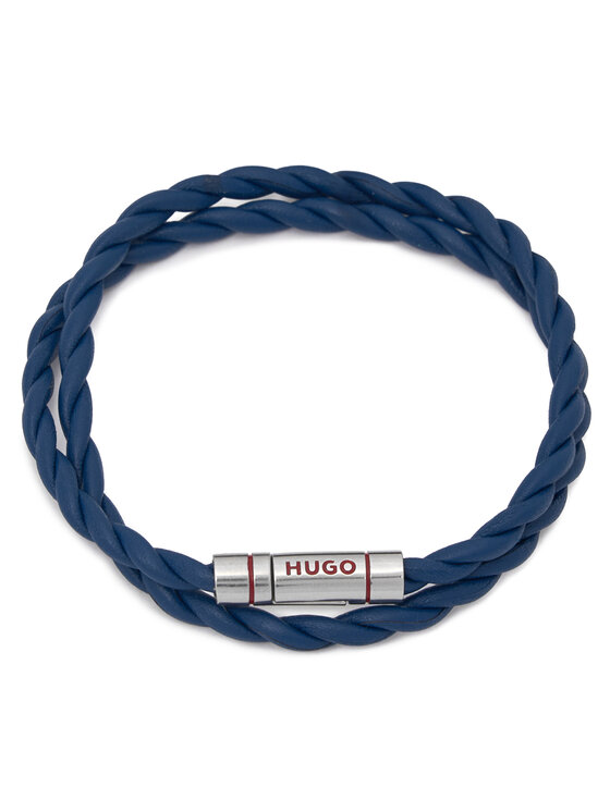 HUGO HUGO Гривна E-Doublebraid4 50552596 Син