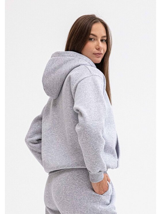 DKaren Sport DKaren Sport Bluza Oseye Szary Classic Fit