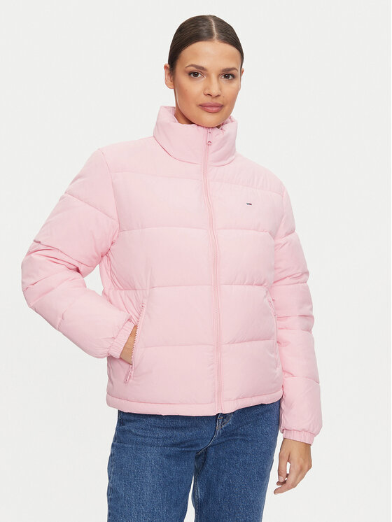 Tommy Jeans Tommy Jeans Žieminė striukė Essential DW0DW18827 Rožinė Regular Fit
