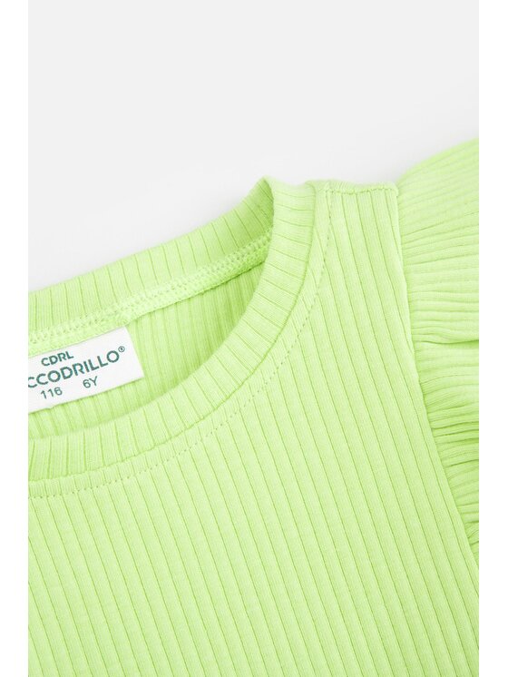 Coccodrillo Coccodrillo T-Shirt ZC4143101AGK-011 Zielony Regular Fit