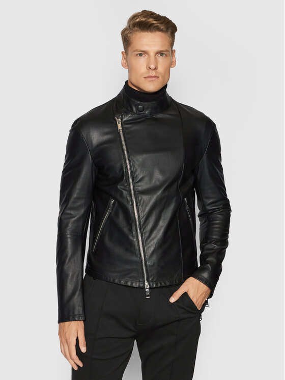Armani Exchange Armani Exchange Nahkjope B9R02P B9P02 999 Must Regular Fit