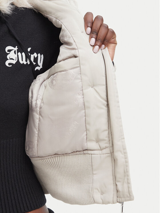 Juicy Couture Juicy Couture Зимова куртка JCOIJ226553 Бежевий Regular Fit