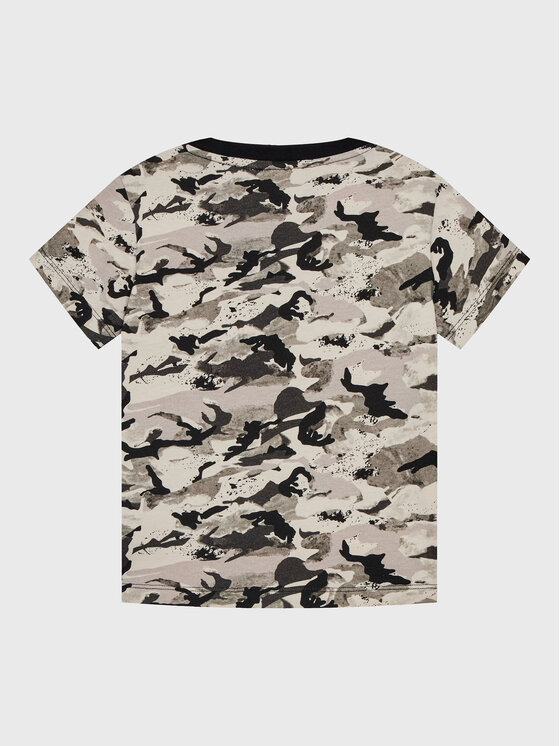 adidas adidas Тишърт Allover HK0276 Бежов Regular Fit