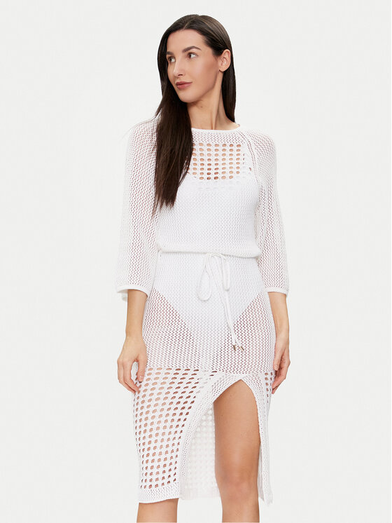 Melissa Odabash Melissa Odabash Paplūdimio suknelė Brooke Balta Regular Fit