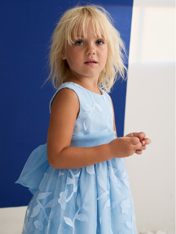 Abel & Lula Abel & Lula Елегантне плаття 5042 Блакитний Regular Fit