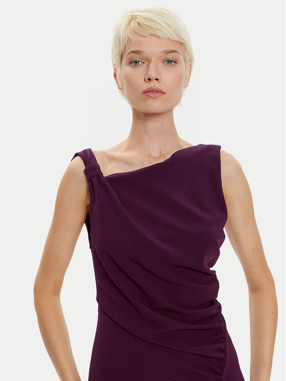Imperial Imperial Коктейлна рокля AFATIKP Виолетов Slim Fit