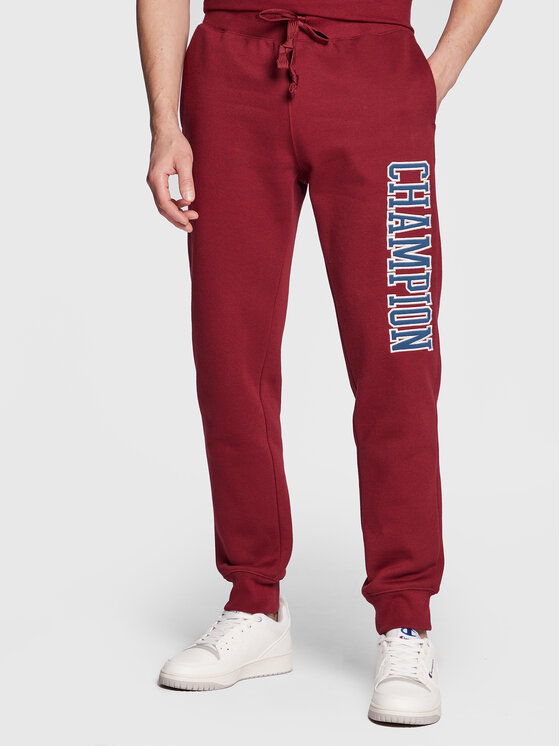 Champion Pantaloni trening Heavy Fleece Bookstore Logo 217880 Vișiniu Regular Fit