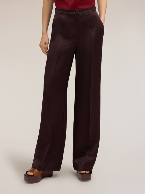 Motivi Motivi Pantaloni di tessuto P00KQ004569N022 Marrone Over Fit
