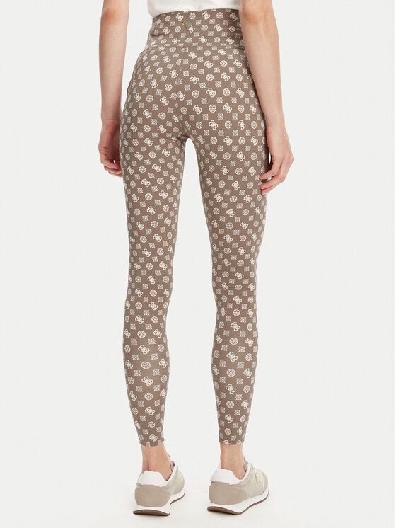 Guess Guess Leggings V5YB18 MC03W Smeđa Slim Fit