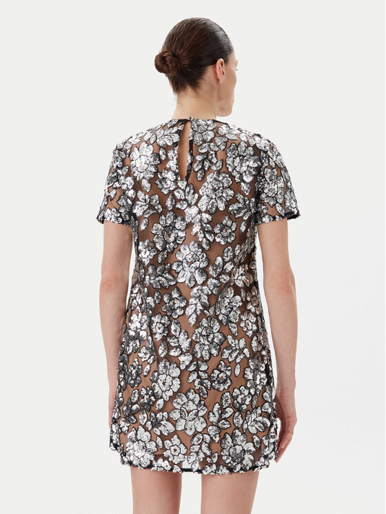 MICHAEL Michael Kors MICHAEL Michael Kors Sukienka koktajlowa MS582WRHDE Srebrny Regular Fit