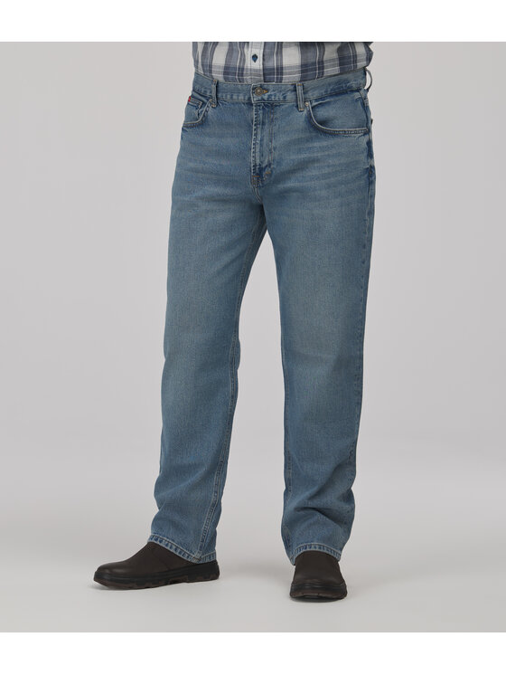 Lee Cooper Lee Cooper Jeansy SMITH Niebieski Relaxed Fit