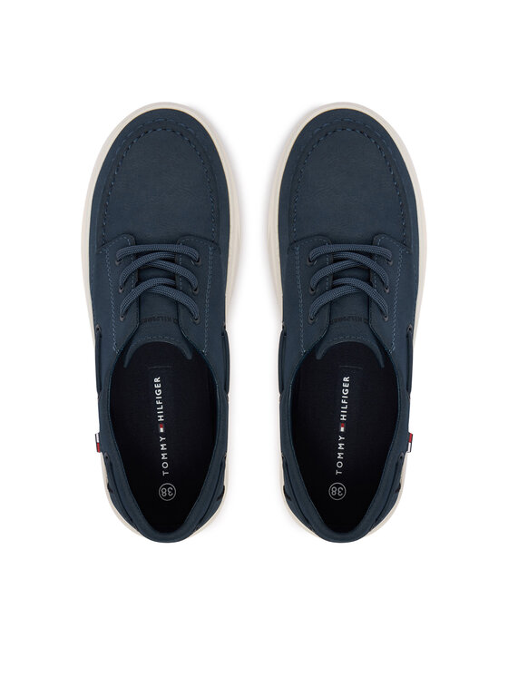 Tommy Hilfiger Tommy Hilfiger Nizki čevlji T3B4-34352-0315 Mornarsko modra