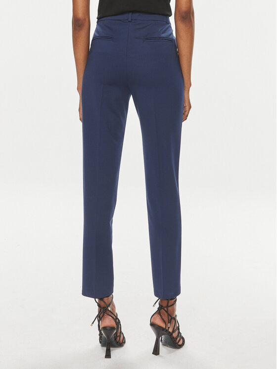 PINKO Pinko Pantaloni din material Bello 100155 A1L4 Bleumarin Slim Fit