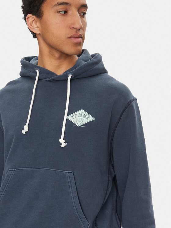 Tommy Jeans Tommy Jeans Majica dugih rukava Varsity DM0DM20840 Tamnoplava Relaxed Fit