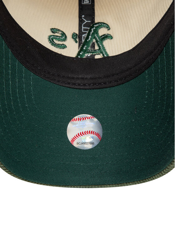 New Era New Era Kšiltovka Oakland Athletics Block Cord 9Twenty 60595245 Écru