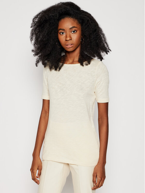 Marc O'Polo Marc O'Polo T-Shirt 102 2261 51399 Μπεζ Regular Fit