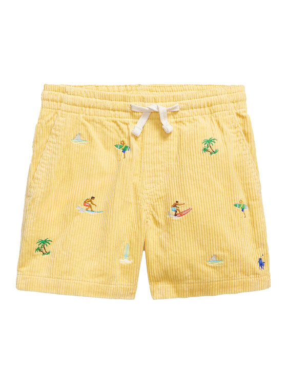 Polo Ralph Lauren Polo Ralph Lauren Pantalon scurți din material 322A12609001 Galben Regular Fit