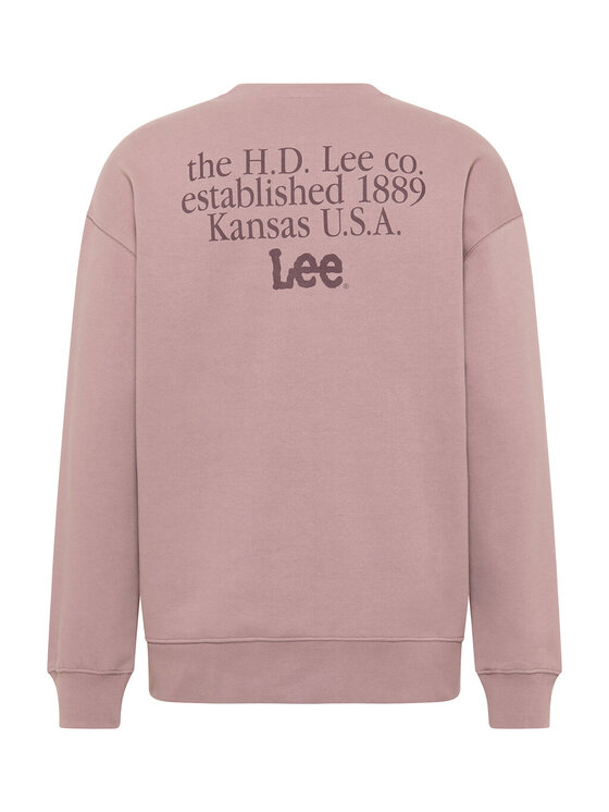 Lee Lee Felpa LOGO LOOSE SWS Viola Loose Fit