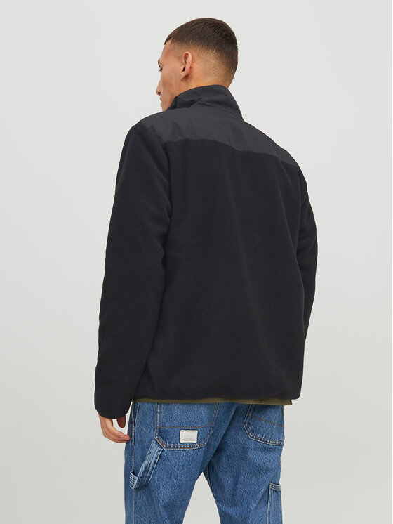 Jack&Jones Jack&Jones Flis Marvin 12235864 Črna Regular Fit