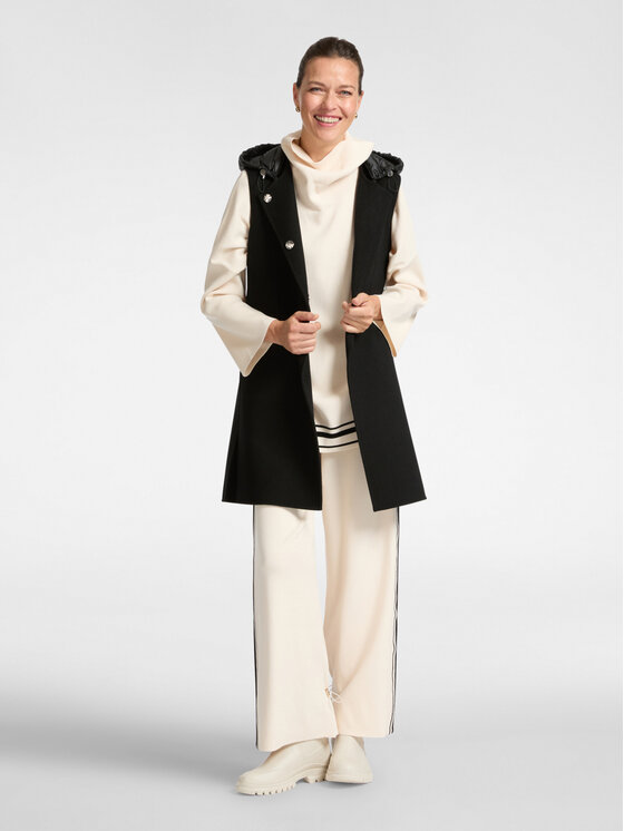 Elena Mirò Elena Mirò Cappotto 8137P000047N033 Nero Regular Fit