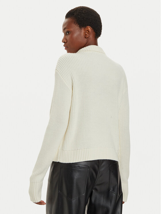 KARL LAGERFELD KARL LAGERFELD Светр 246W2000 Écru Regular Fit