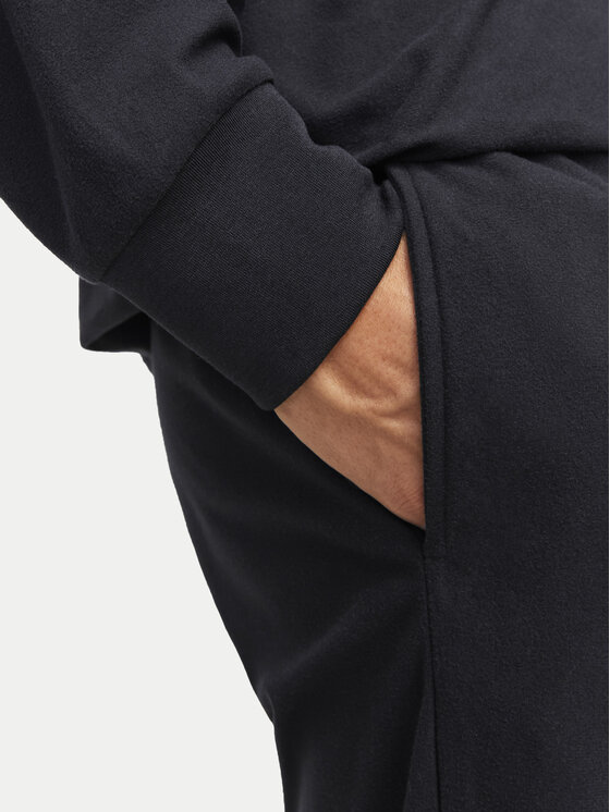 Jack & Jones Jack & Jones Pizsama Solid 12268536 Fekete Loose Fit