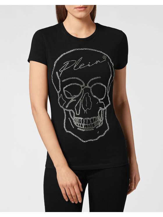 PHILIPP PLEIN PHILIPP PLEIN T-Shirt 1315 Czarny Regular Fit