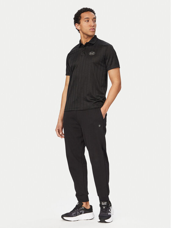 EA7 Emporio Armani EA7 Emporio Armani Polo 7M001287 AF22277 Czarny Regular Fit