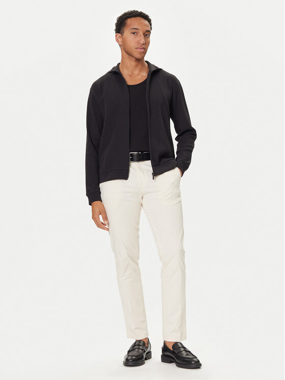 BOSS BOSS Mikina Structure 50559332 Černá Regular Fit