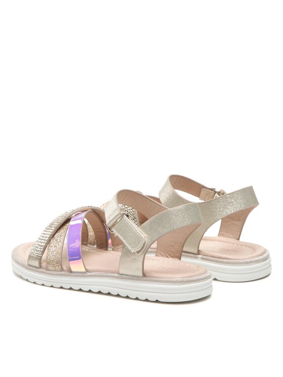 Nelli Blu Nelli Blu Sandály CM220813-7 Zlatá