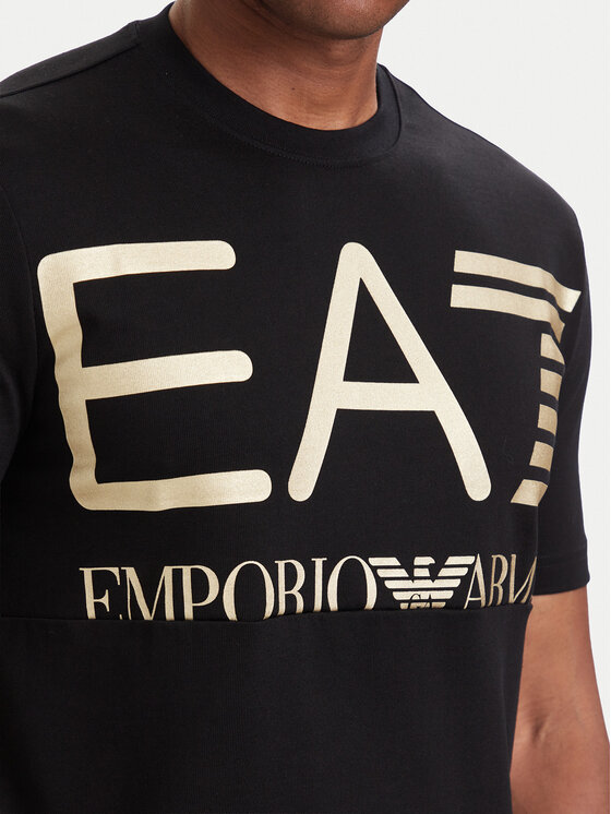 EA7 Emporio Armani EA7 Emporio Armani Marškinėliai 7M002200 AF27188 MC004 Juoda Regular Fit
