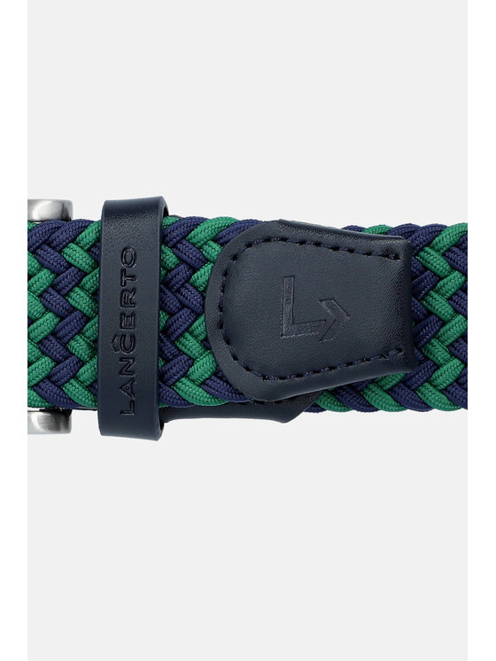 Lancerto Lancerto Pasek Męski Pleat PS090124000020 Granatowy