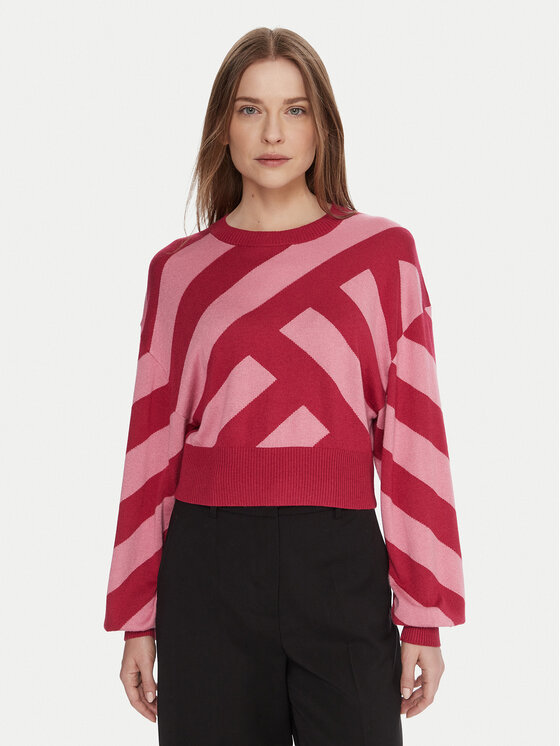 United Colors Of Benetton United Colors Of Benetton Sveter 1081E10EJ Ružová Regular Fit
