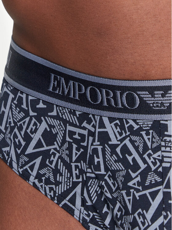 Emporio Armani Underwear Emporio Armani Underwear Set od 3 para muških slip gaća EM000369 AF10779 MB089 Tamnoplava